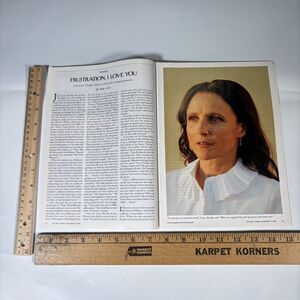 Julia Louis-Dreyfus Seinfeld Print Ad Pinup Poster magazine article photo art